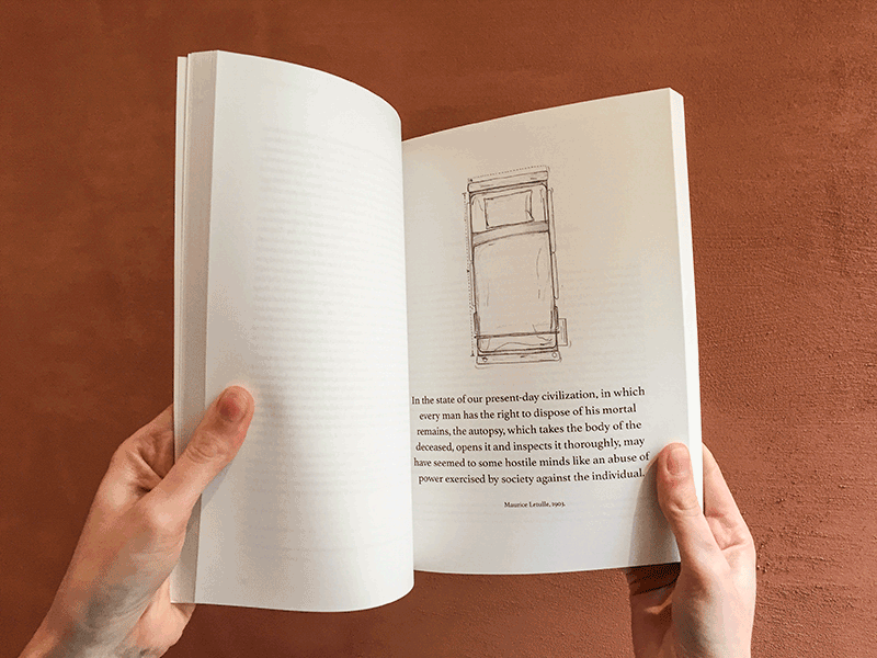 Lay-out en illustratie Nobody's Dead - Tinne Claes